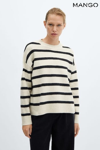 Mango Striped Knitted Jumper (Q92044) | £36