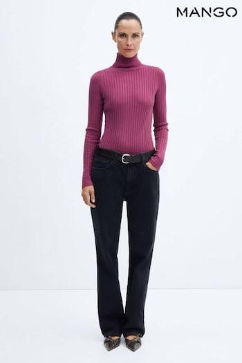 Mango Purple Goletac Sweater (Q92050) | £23