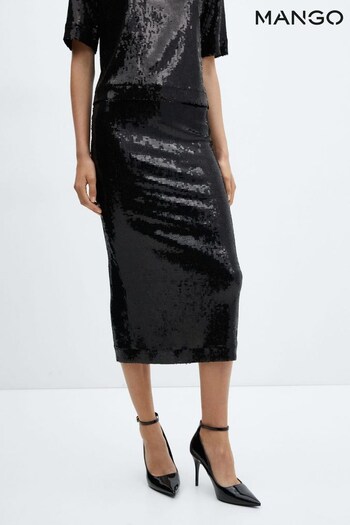 Sequin Midi Skirt (Q92058) | £46