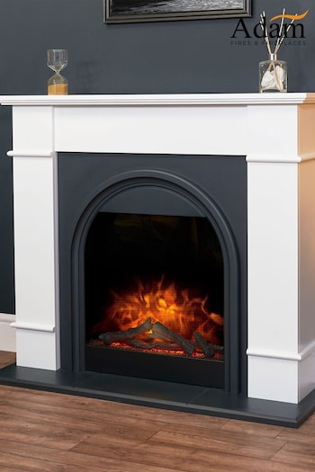Adam White Hemsworth Electric Fireplace Suite (Q92085) | £679