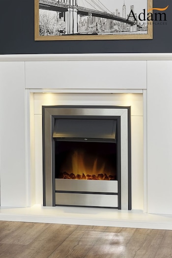 Adam White Eltham 45 Inch Electric Fireplace Suite (Q92097) | £600