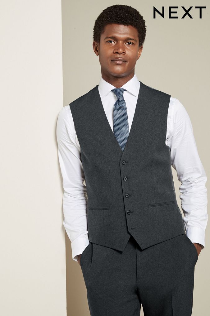 Men s Black Waistcoats Tuxedo Suit Waistcoats Next