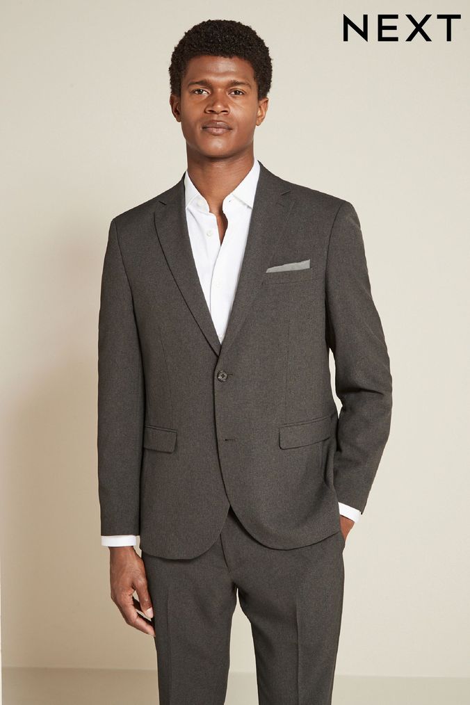 Long black suit jacket mens discount