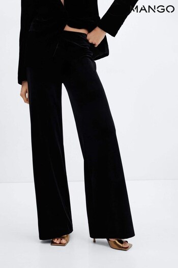 Mango Xenphant Black Trousers (Q92171) | £30