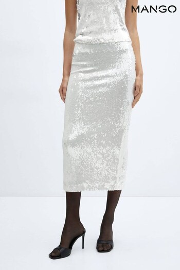 Mango Sequin Skirt (Q92173) | £50