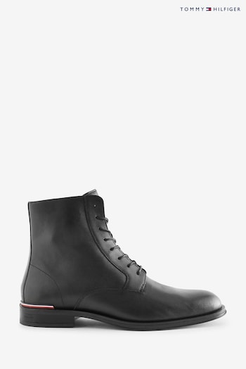 Tommy Hilfiger Black Core Hilfiger Lace Boots (Q92227) | £170
