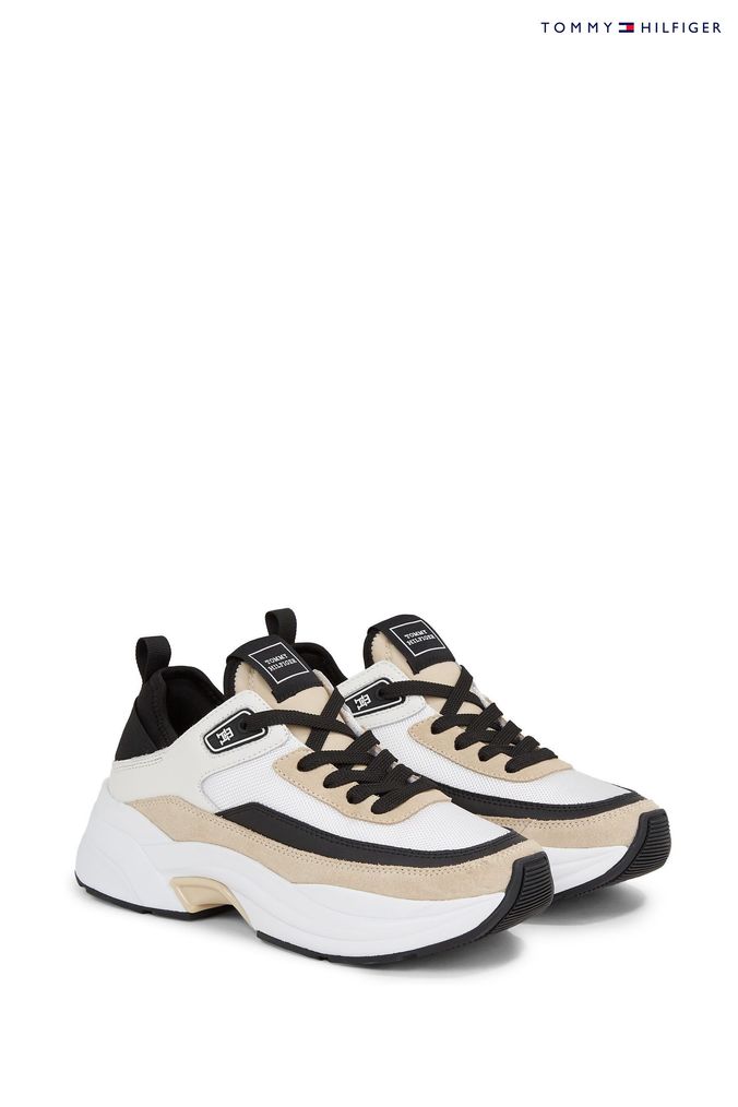 Tommy hilfiger clearance colour block trainers