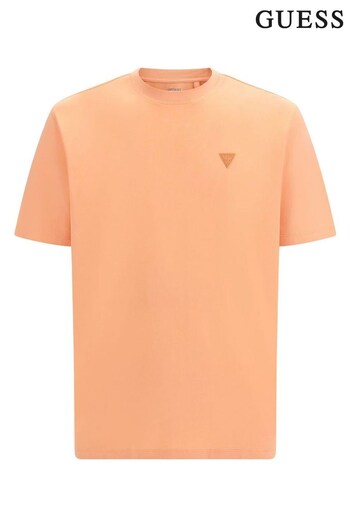Guess GOLD Orange Hedley T-Shirt (Q92278) | £30