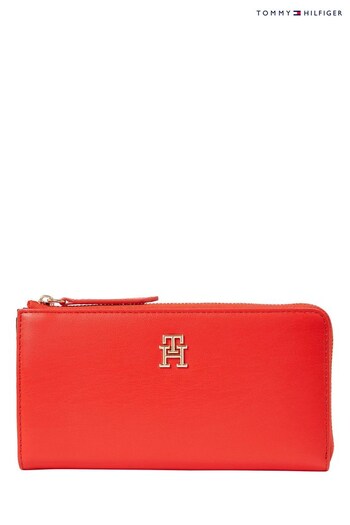 Tommy Hilfiger Red Refined Large Purse (Q92297) | £70