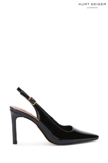 Kurt Geiger London Regent 90 Slingback Black Shoes (Q92422) | £169