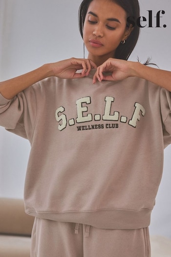 self. Neutral Sweatshirt (Q92424) | £22