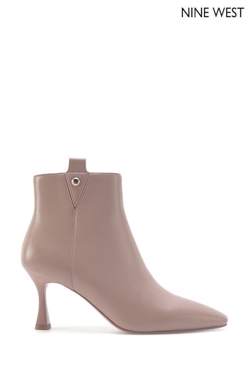 Nine West Womens 'Obela' Spool Heel Pink Ankle Boots (Q92756) | £90