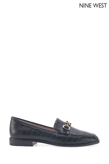 Nine West Womens 'Overla'  Flat Black Loafers (Q92759) | £60