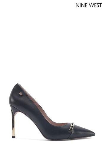 Nine West Womens 'Fetta' Stiletto High Heel Black Pumps (Q92762) | £75