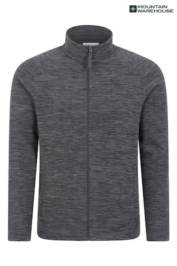 Mountain Warehouse Grey Mens Snowdon II Fleece Full Zip Jacket (Q92866) | £32