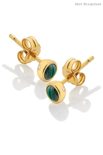 Hot Diamonds HD X JJ Gold Tone Revive Stud Earrings (Q93042) | £60