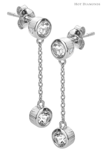 Hot Diamonds Silver Tone Tender Waterfall Drop Earrings (Q93059) | £70