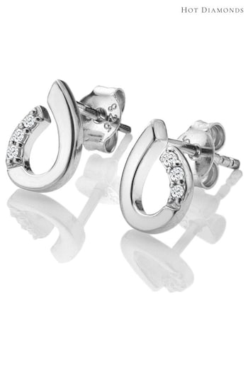 Hot Diamonds Silver Tone Teardrop Earrings (Q93069) | £80