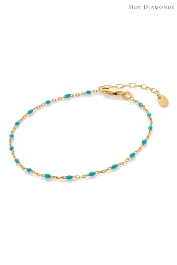 Hot Diamonds Gold Tone Ocean Bracelet (Q93080) | £35