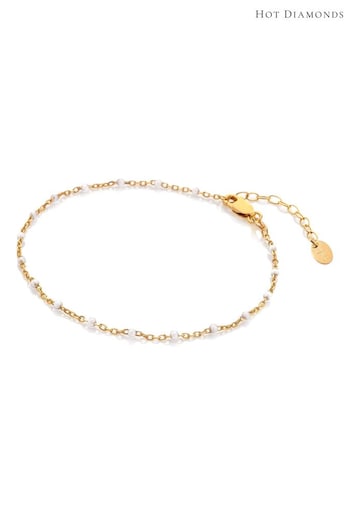 Hot Diamonds Gold Tone Ocean Bracelet (Q93082) | £35