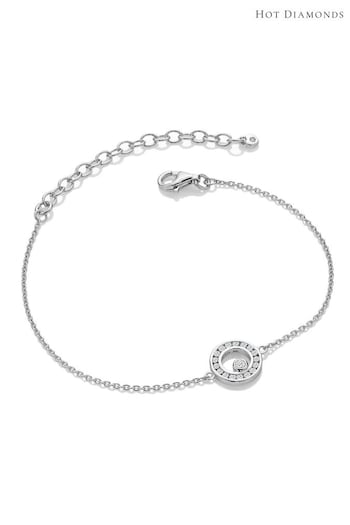 Hot Diamonds Silver Tone Orbit Bracelet (Q93103) | £90