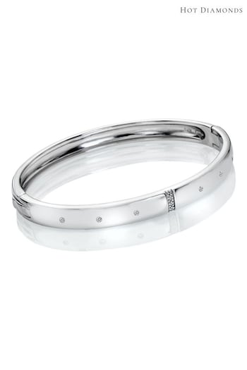 Hot Diamonds Silver Tone Much Loved Bangle (Q93109) | £195
