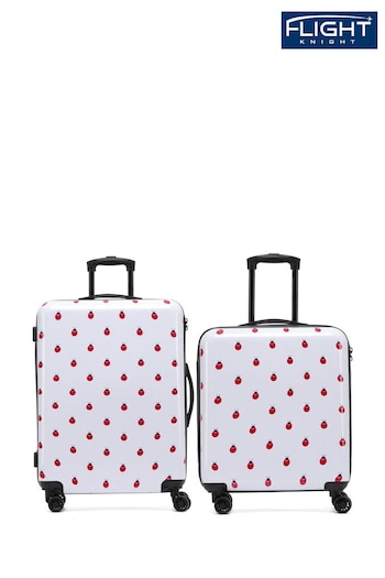 Flight Knight Medium & Small Carry-On For easyJet Hardcase Travel Pink Suitcase Set Of 2 (Q93355) | £120