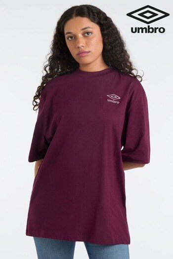Umbro Purple Oversized Core T-Shirt (Q93544) | £18