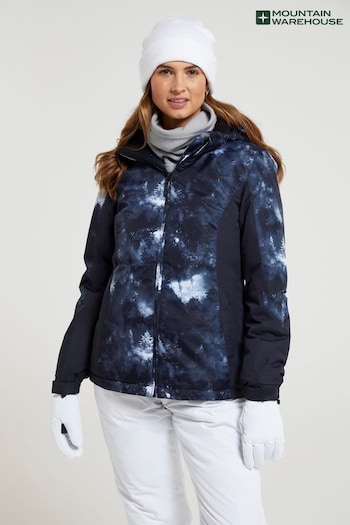 Mountain Warehouse Black Womens Dawn II Fleece Lined Ski Jacket (Q93607) | £72