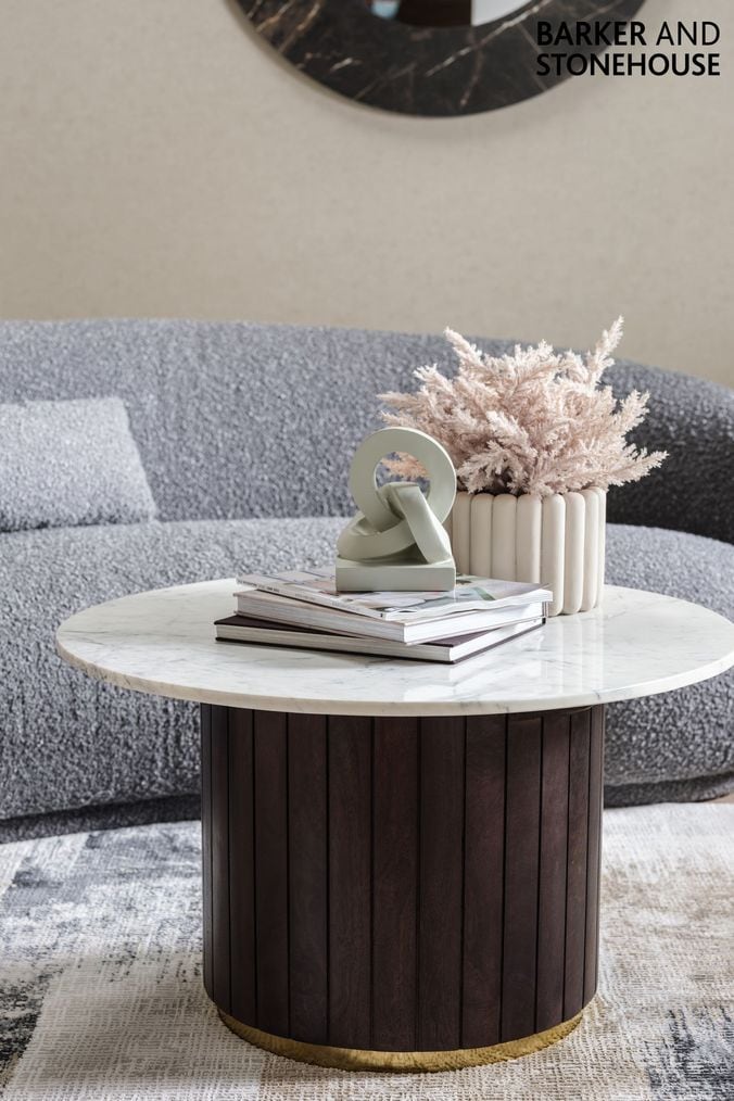 Next marble coffee shop table