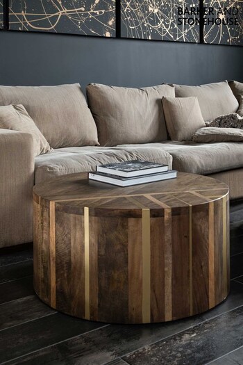 Barker and Stonehouse Brown Sondra Solid Mango Wood Coffee Table (Q93722) | £325