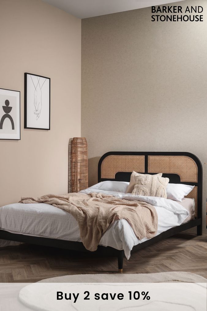 Black rattan top bedroom furniture