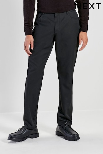 Black Smart Jean Style Trousers (Q93781) | £22