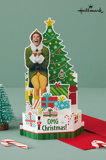 Hallmark 3D Buddy the Elf Musical Christmas Card (Q93786) | £8