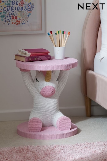 Pink Unicorn Kids Bedside Table (Q93897) | £130