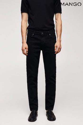 Mango Slim Fit Jan Black Jeans (Q94227) | £46