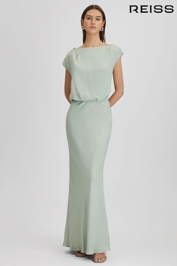 Reiss Sage Rupa Draped Maxi Dress (Q94253) | £268