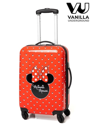 Vanilla Underground Red Minnie Mouse Suitcases (Q94415) | £75