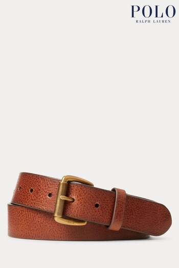 Polo Ralph Lauren Tumbled Leather Belt (Q94453) | £70