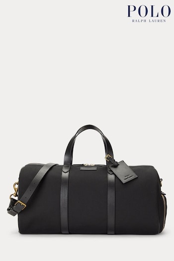 Polo Ralph Lauren Leather-Trim Canvas Duffel Bag (Q94457) | £305