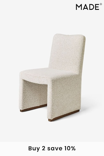 MADE.COM Light Natural Boucle Tova Dining Chair (Q94549) | £199