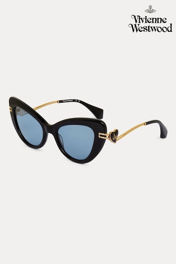 Vivienne Westwood Liza Black Sunglasses (Q94597) | £225