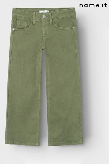 Name It Green Wide Leg Cargo Trousers (Q94611) | £22