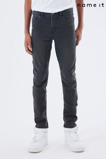 Name It Black Slim Fit Jeans (Q94630) | £18