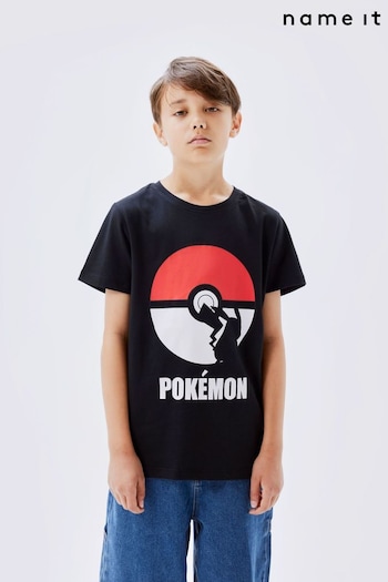 Name It Black Pokemon T-Shirt (Q94696) | £15