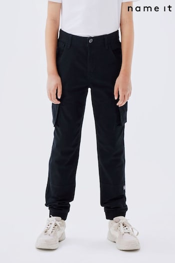 Name It Black Cargo Trousers (Q94725) | £30