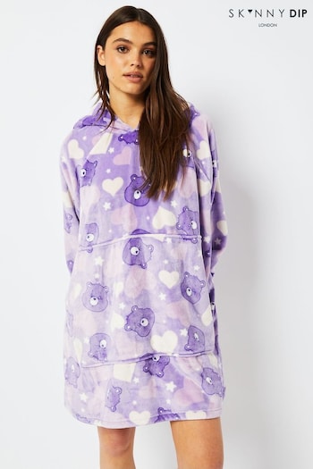 Skinnydip Purple Care Bears x Skinnydip Blanket Hoodie (Q94972) | £36