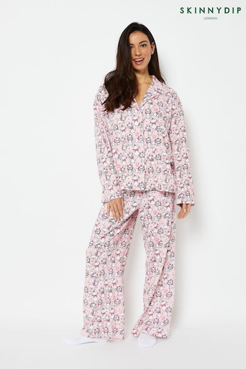Skinnydip Pink Disney Marie Heart Pyjamas Set (Q94996) | £32