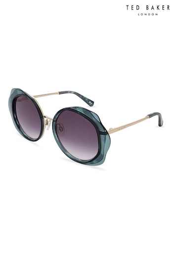 Ted Baker Green Amara Sunglasses (Q95013) | £130