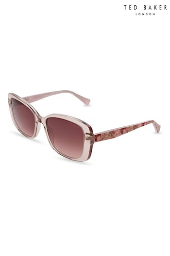 Ted Baker Pink Penelope Metallic Sunglasses (Q95059) | £75